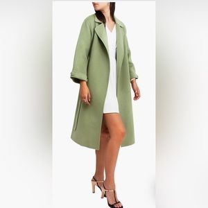 NWOT Stay Wild Oversized Wool Coat - Small Grass